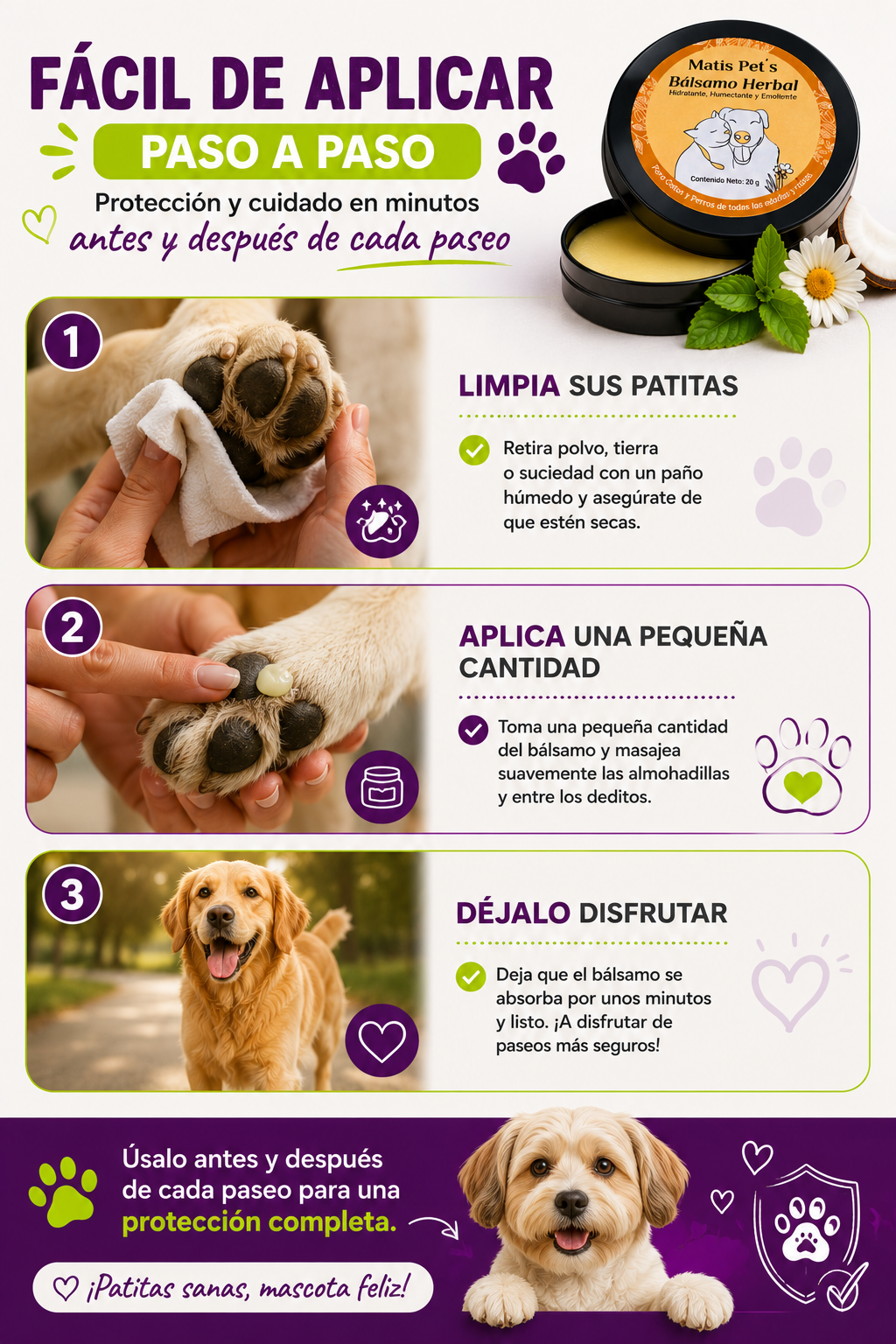 Bálsamo herbal protector