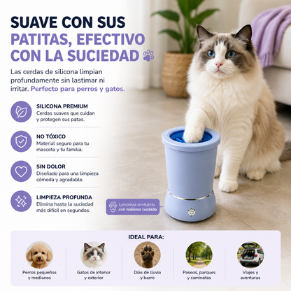 Lava Patas Electrico de Mascotas