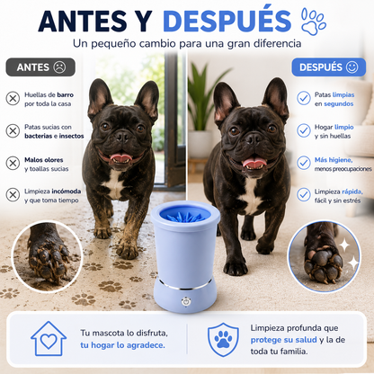 Lava Patas Electrico de Mascotas
