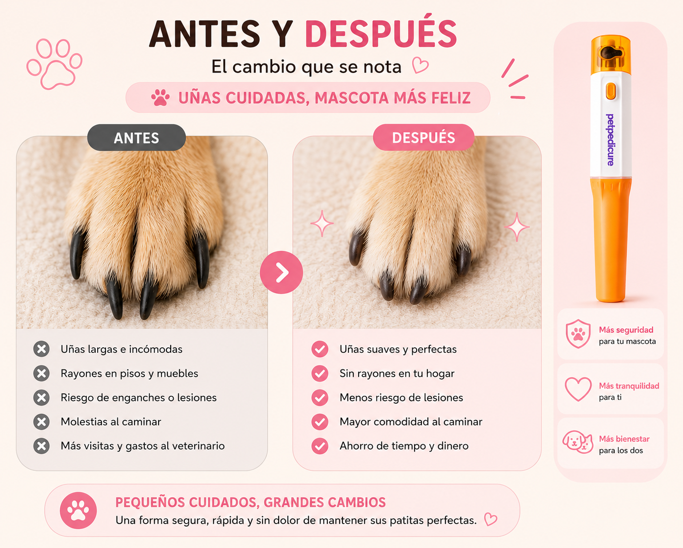Lima Para Uñas Electrico Mascotas