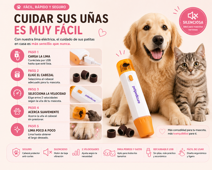 Lima Para Uñas Electrico Mascotas